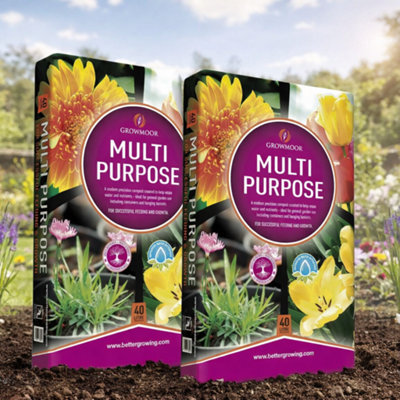 SuperGift.com 2X Growmoor Multi Purpose Compost 40L from B&Q