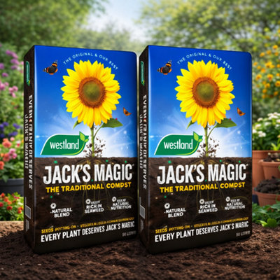 SuperGift.com 2X Westland Jack's Magic All Purpose Compost 50L from B&Q