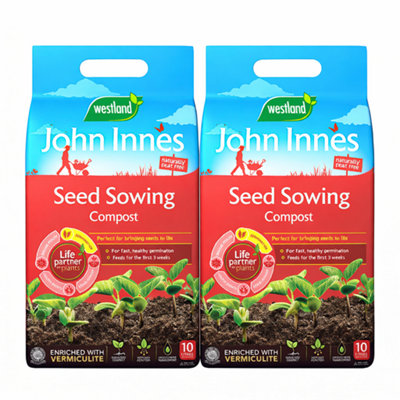 SuperGift.com 2X Westland John Innes Seed Sowing Compost 10L from B&Q
