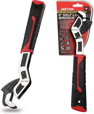 SuperGift.com Dekton Sum Self Locking Wrench 8"ThreeSided Tooth Pattern from B&Q