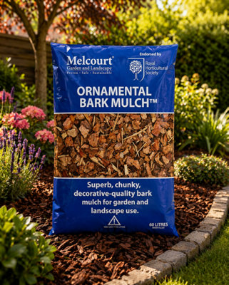SuperGift.com Melcourt Sylvagrow Ornamental Bark Mulch 60L from B&Q