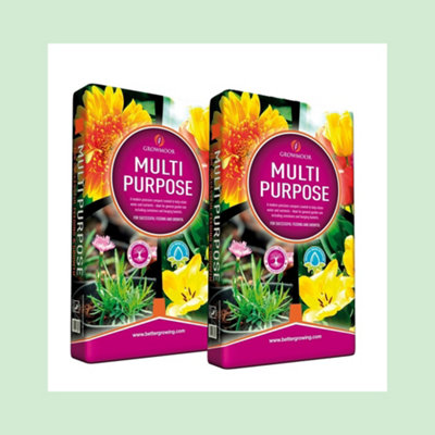 SuperGift.com 2X Growmoor Multi Purpose Compost 10L from B&Q