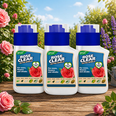 SuperGift.com 3X Rose Clear Ultra Shield Liquid 200Ml from B&Q
