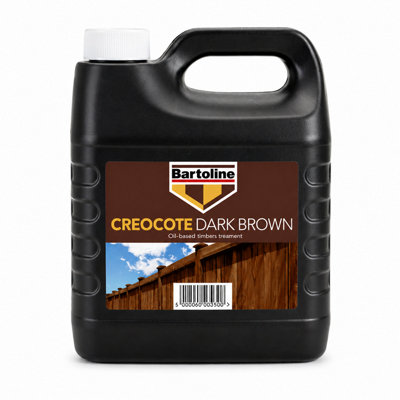 SuperGift.com 3X Bartoline Creocote Timber Treatment Dark Brown 4L from B&Q