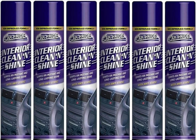 SuperGift.com 6X Car Pride Interior Clean & Shine Spray 300Ml from B&Q