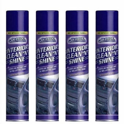 SuperGift.com 4X Car Pride Interior Clean & Shine Spray 300Ml from B&Q