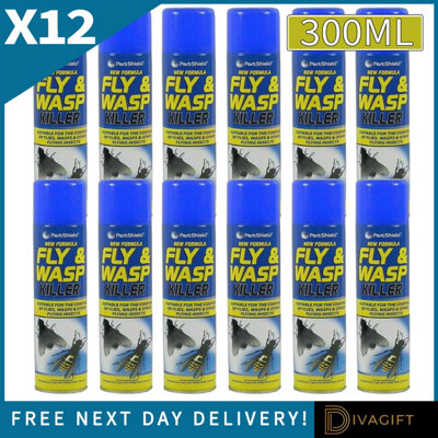SuperGift.com 12X Pest Shield Fly & Wasp Killer Spray from B&Q