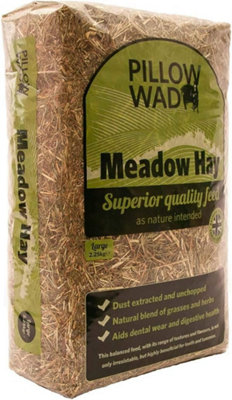 SuperGift.com 3 X Pillow Wad Natural Meadow Hay Small Animal Bedding & Feeding Hay 2.25Kg from B&Q