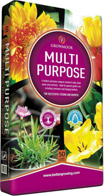 SuperGift.com 3X Growmoor Multi Purpose Compost 50L from B&Q
