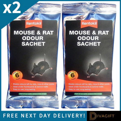 SuperGift.com 2X Rentokil Mouse & Rat Odour Sachet from B&Q