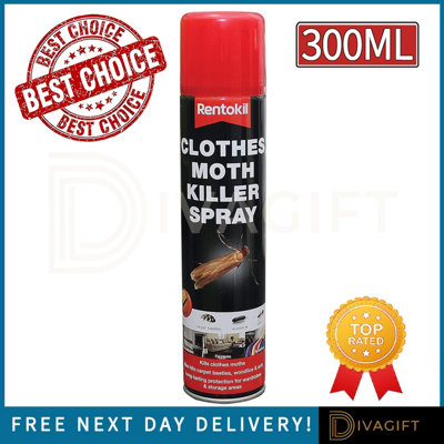 SuperGift.com Rentokil Clothes Moth Killer Spray 300Ml from B&Q