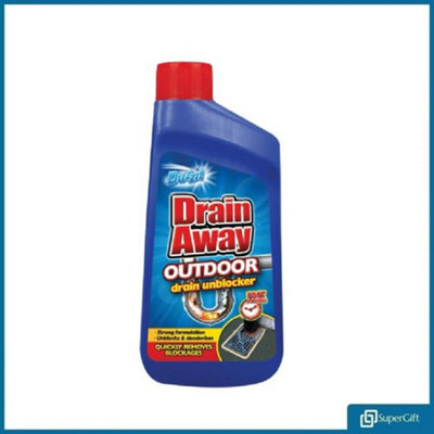 SuperGift.com 6X Duzzit Blue Outdoor Drain Cleaner Liquid 500Ml from B&Q