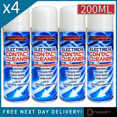 SuperGift.com 4X Rapide Electrical Contact Cleaner Spray 200Ml from B&Q