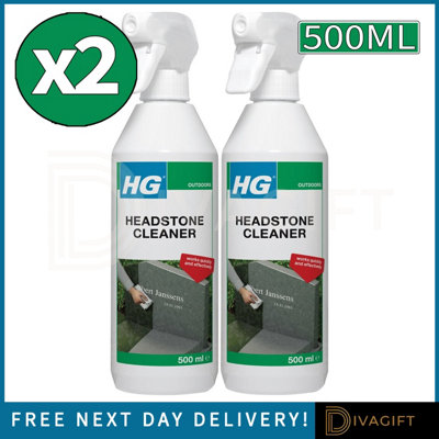 SuperGift.com 2X Hg Headstone Cleaner Liquid 500Ml from B&Q