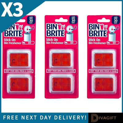 SuperGift.com 3X Bin Brite Stick On Freshener Berry Blast 2 Pack from B&Q