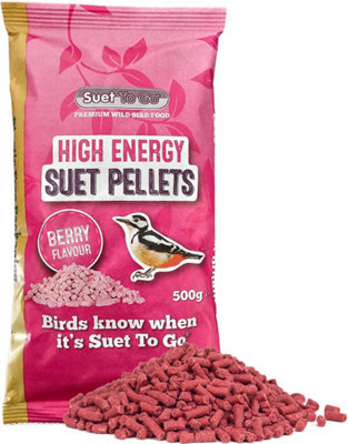SuperGift.com 3X Unipet High Energy Berry Suet Pellets 500G from B&Q