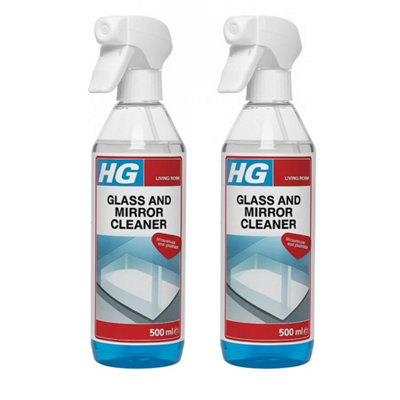 SuperGift.com 2X Hg Glass And Mirror Cleaner Spray 500Ml from B&Q