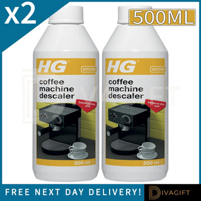 SuperGift.com 2 X Hg Coffee Machine Descaler Liquid 500Ml from B&Q