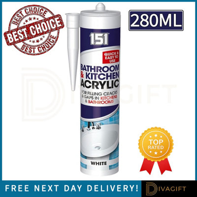 SuperGift.com 151 Bathroom & Kitchen Sealant from B&Q