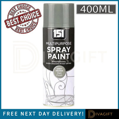 SuperGift.com 4 X 151 Grey Primer Paint 400Ml from B&Q