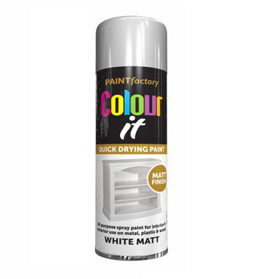 SuperGift.com 2 X Colour It White Matt  Paint 250Ml from B&Q