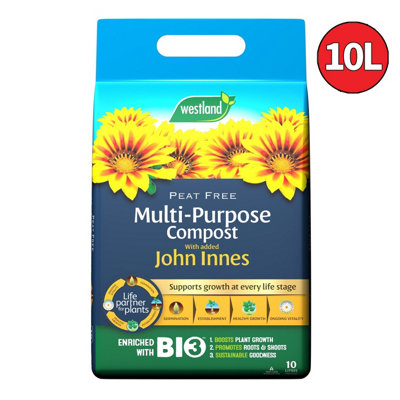 SuperGift.com Westland Peat Free Multi-Purpose With John Innes Compost 10L from B&Q