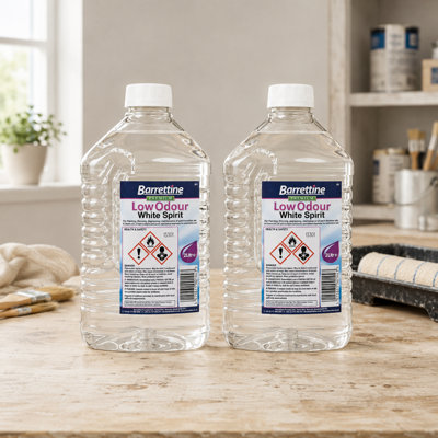 SuperGift.com 2X Barrettine Low Odour White Spirit 2L from B&Q