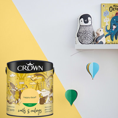 SuperGift.com Crown Silk Emulsion Happy Daze Silk Tin 2.5L from B&Q