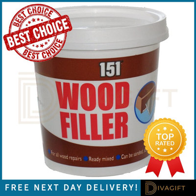 SuperGift.com 2 X 151 Wood Filler White 600G Tub from B&Q