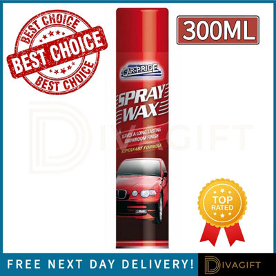 SuperGift.com 4 X Car Pride Car Wax Spray 300Ml from B&Q