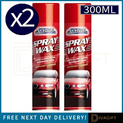 SuperGift.com 2 X Car Pride Car Wax Spray 300Ml from B&Q