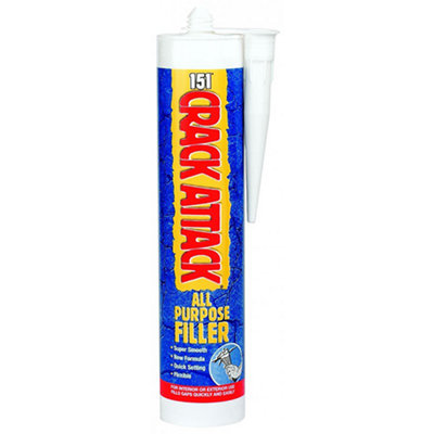 SuperGift.com 151 Crack Attack Cartridge All Purpose Filler White from B&Q