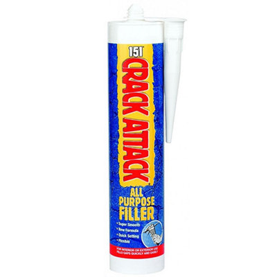 SuperGift.com 2 X 151 Crack Attack Cartridge All Purpose Filler White from B&Q