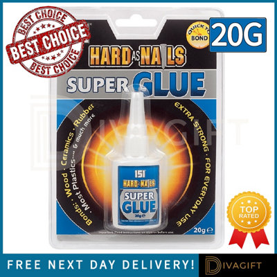 SuperGift.com 2 X 151 Hard As Nails  Glue 20G from B&Q