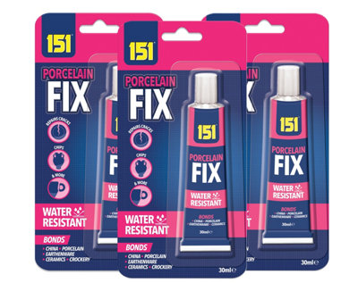 SuperGift.com 3 X 151 Porcelain Fix Glue 30G from B&Q
