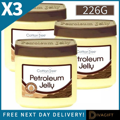 SuperGift.com 3 X Cotton Tree Petroleum Jelly With Cocoa Butter 226G from B&Q