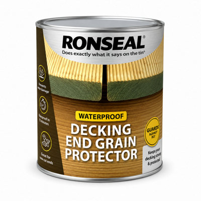 SuperGift.com Ronseal Decking End Protector Grain Preserve Green 750Ml from B&Q