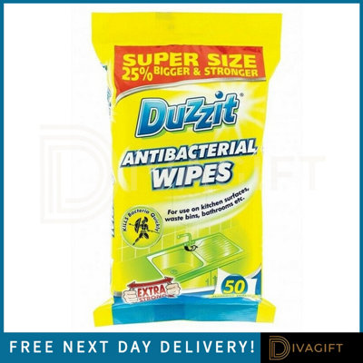 SuperGift.com 6 X Duzzit Antibacterial Wipes 50 Pack from B&Q