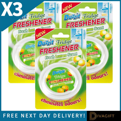 SuperGift.com 3 X Duzzit Fridge Freshener Lemon from B&Q