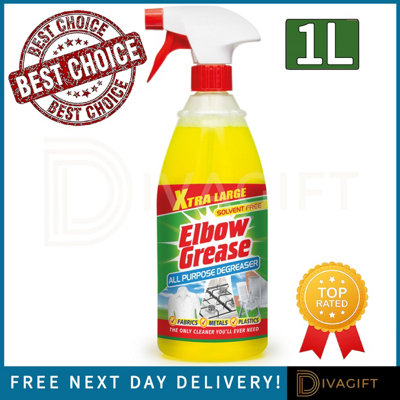 SuperGift.com Elbow Grease Yellow All Purpose Degreaser Liquid Spray 1L from B&Q