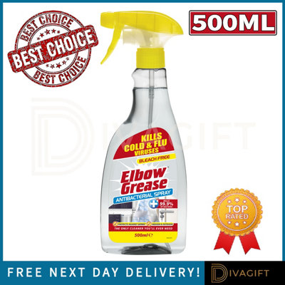 SuperGift.com Elbow Grease Anti-Bacterial Liquid Spray 500Ml from B&Q