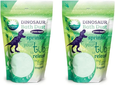 SuperGift.com 2 X Elysium Spa Epsom Dinosaur Bath Dust 400G from B&Q