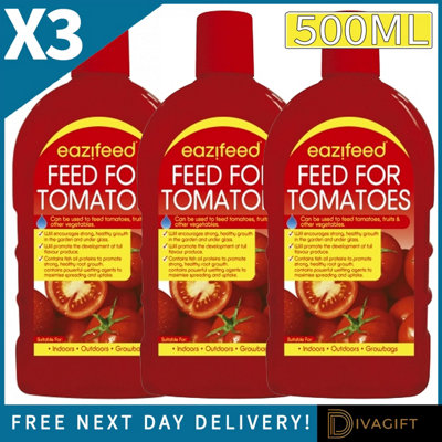 SuperGift.com 3 X Eazifeed Multipurpose Feed For Tomatoes Liquid 500G from B&Q