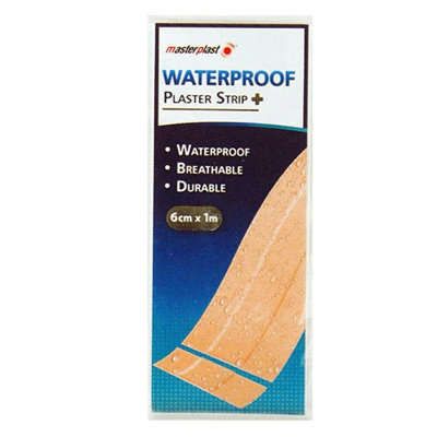 SuperGift.com 2 X Masterplast Waterproof Plaster Strip 6Cm X 1M from B&Q