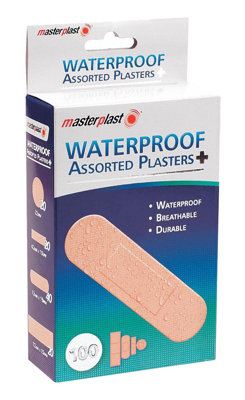 SuperGift.com 3 X Masterplast Assorted Waterproof Plasters 100 Pack from B&Q