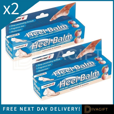 SuperGift.com 2 X Masterplast Heel Balm 70G Moisturising Foot Care Treatment For DryRough & Cracked Heels With Softening & Hydrating Formula from B&Q