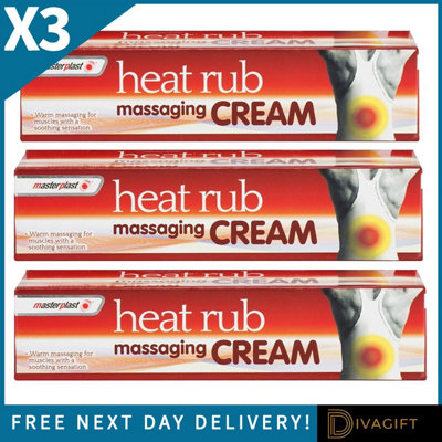 SuperGift.com 3 X Masterplast Heat Massaging Cream 70G from B&Q