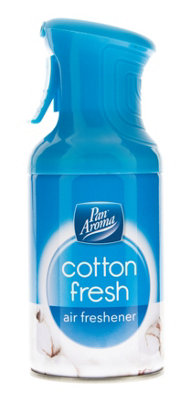 SuperGift.com Pan Aroma Cotton Fresh Air Freshener Spray 250Ml Fresh Linen Room Freshener For HomeOffice & Everyday Odour Control from B&Q