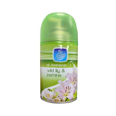 SuperGift.com Pan Aroma Wild Lily & Jasmine Air Freshener Refill Spray 250Ml Floral Room Freshener For HomeOffice & Everyday Odour Control from B&Q