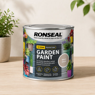 SuperGift.com Ronseal Garden Paint Warm Stone 250Ml from B&Q